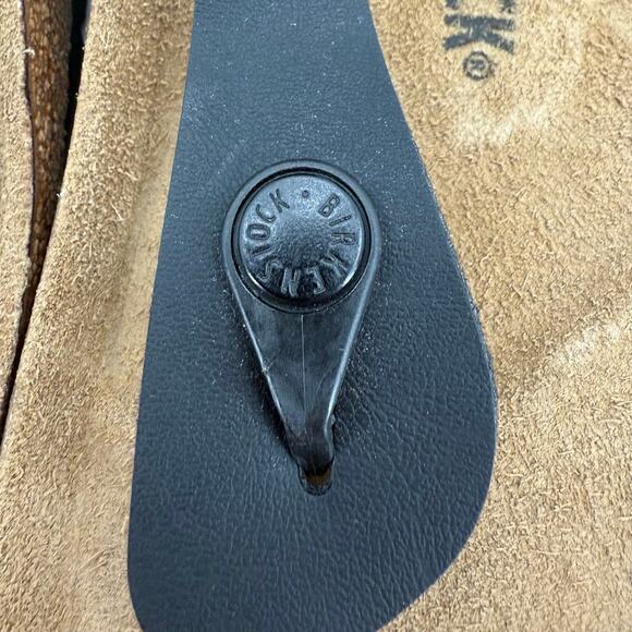 NWT Birkenstock Women's Gizeh Black Birko-Flor Thong Sandals Size 37 - Picture 6 of 11
